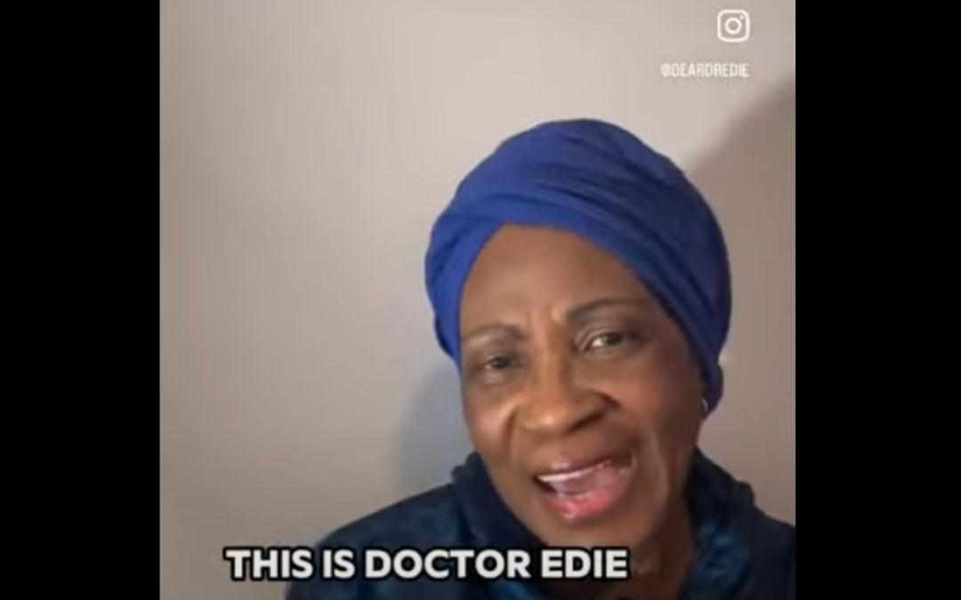 Dr Edie, AKA Dr Debbie Downer.